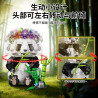 Kqiboxxr KQ202 Panda Bamboo Forest Xếp hình lắp ráp ghép mô hình Gấu Trúc Rừng Tre