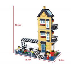 WANGE DR.LUCK 32053 non  BIỆT THỰ 3 TẦNG bộ đồ chơi xếp lắp ráp ghép mô hình City Inn CITYINN Nhà Trọ Thành Phố 546 khối WANGE DR.LUCK 32053 non  BIỆT THỰ 3 TẦNG bộ đồ chơi xếp lắp ráp ghép mô hình City Inn CITYINN Nhà Trọ Thành Phố 546 khối