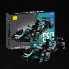 LERU T2509 Xếp hình lắp ráp ghép mô hình Xe công thức Aston Martin AMR25 F1 1:8