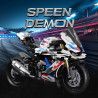 LERU T2507 Xếp hình lắp ráp ghép mô hình Xe máy BMW R1000 1:5