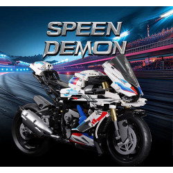 LERU T2507 Xếp hình lắp ráp ghép mô hình Xe máy BMW R1000 1:5