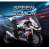 LERU T2507 Xếp hình lắp ráp ghép mô hình Xe máy BMW R1000 1:5