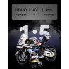 LERU T2507 Xếp hình lắp ráp ghép mô hình Xe máy BMW R1000 1:5