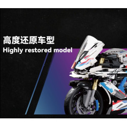 LERU T2507 Xếp hình lắp ráp ghép mô hình Xe máy BMW R1000 1:5