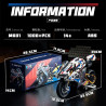 wisdom MG01 Xếp hình lắp ráp ghép mô hình xe máy BMW 1000RR