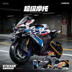 wisdom MG01 Xếp hình lắp ráp ghép mô hình xe máy BMW 1000RR