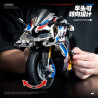 wisdom MG01 Xếp hình lắp ráp ghép mô hình xe máy BMW 1000RR