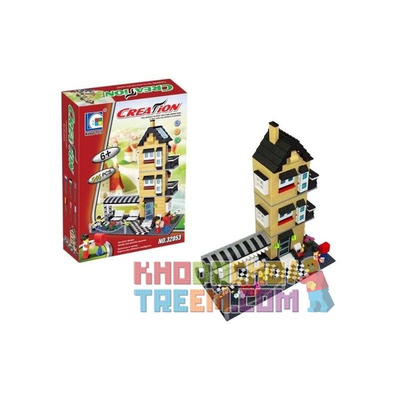 WANGE DR.LUCK 32053 non  BIỆT THỰ 3 TẦNG bộ đồ chơi xếp lắp ráp ghép mô hình City Inn CITYINN Nhà Trọ Thành Phố 546 khối WANGE DR.LUCK 32053 non  BIỆT THỰ 3 TẦNG bộ đồ chơi xếp lắp ráp ghép mô hình City Inn CITYINN Nhà Trọ Thành Phố 546 khối