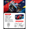 wisdom MG01 Xếp hình lắp ráp ghép mô hình xe máy BMW 1000RR