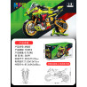 wisdom MG05 Xếp hình lắp ráp ghép mô hình xe máy Lamborghini