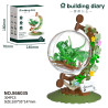 Yodaka 866035 Xếp hình lắp ráp ghép mô hình Nhật ký xây dựng Quả cầu Triceratops