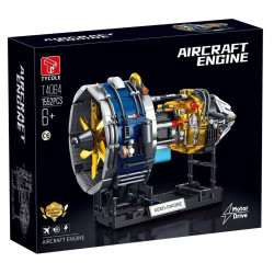 Tagore T4064 Aircraft Engine Xếp hình lắp ráp ghép mô hình Động cơ phản lực cánh quạt hàng không vũ trụ