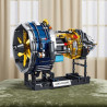 Tagore T4064 Aircraft Engine Xếp hình lắp ráp ghép mô hình Động cơ phản lực cánh quạt hàng không vũ trụ