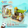 Kalos 54076 Xếp hình lắp ráp ghép mô hình Hành trình phiêu lưu của gấu trúc: Miaofangzhai