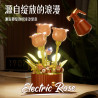 Zuanma E01-1 Xếp hình lắp ráp ghép mô hình Hoa điện lãng mạn nở rộ