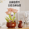 Zuanma E01-1 Xếp hình lắp ráp ghép mô hình Hoa điện lãng mạn nở rộ