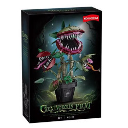 Kqiboxxr KQ401 Carnivorous Plant Xếp hình lắp ráp ghép mô hình Chậu Cây Piranha