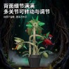 Kqiboxxr KQ401 Carnivorous Plant Xếp hình lắp ráp ghép mô hình Chậu Cây Piranha