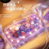 Chao Le Chuang 21485 Swan Flower Garden Xếp hình lắp ráp ghép mô hình Thư tình kẹo hoa thiên nga