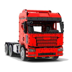 Ubricks T003 Xếp hình lắp ráp ghép mô hình Máy kéo hạng nặng điều khiển từ xa bằng khí nén 1:12