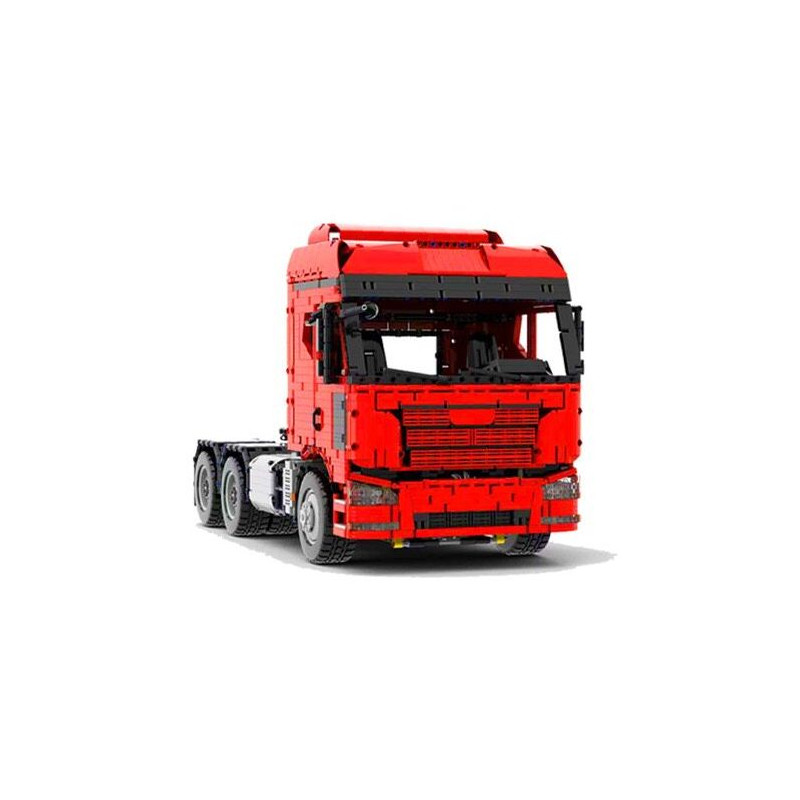 Ubricks T003 Xếp hình lắp ráp ghép mô hình Máy kéo hạng nặng điều khiển từ xa bằng khí nén 1:12