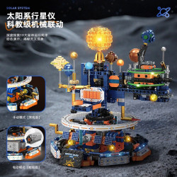 StarJaen 83011 Solar System Xếp hình lắp ráp ghép mô hình cung thiên văn hệ mặt trời