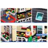 WANGE DR.LUCK 34052 non  BIỆT THỰ CÓ SÂN BÓNG RỔ bộ đồ chơi xếp lắp ráp ghép mô hình City CITYINN Thành Phố 755 khối