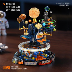 StarJaen 83011 Solar System Xếp hình lắp ráp ghép mô hình cung thiên văn hệ mặt trời