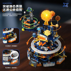 StarJaen 83011 Solar System Xếp hình lắp ráp ghép mô hình cung thiên văn hệ mặt trời