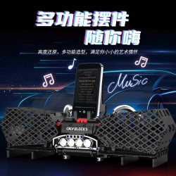 KAIYU KeeYee World K96125 Exhaust Sound Xếp hình lắp ráp ghép mô hình Loa bluetooth ống xả Lamborghini