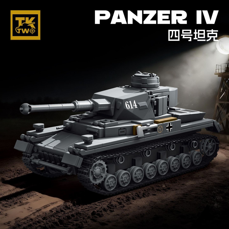 Tikka TK9001 Panzer IV Xếp hình lắp ráp ghép mô hình Thiết Giáp IV