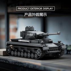 Tikka TK9001 Panzer IV Xếp hình lắp ráp ghép mô hình Thiết Giáp IV