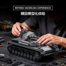 Tikka TK9001 Panzer IV Xếp hình lắp ráp ghép mô hình Thiết Giáp IV