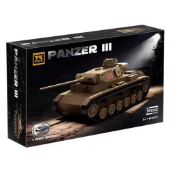 Tikka TK9002 Panzer III Xếp hình lắp ráp ghép mô hình Thiết Giáp III
