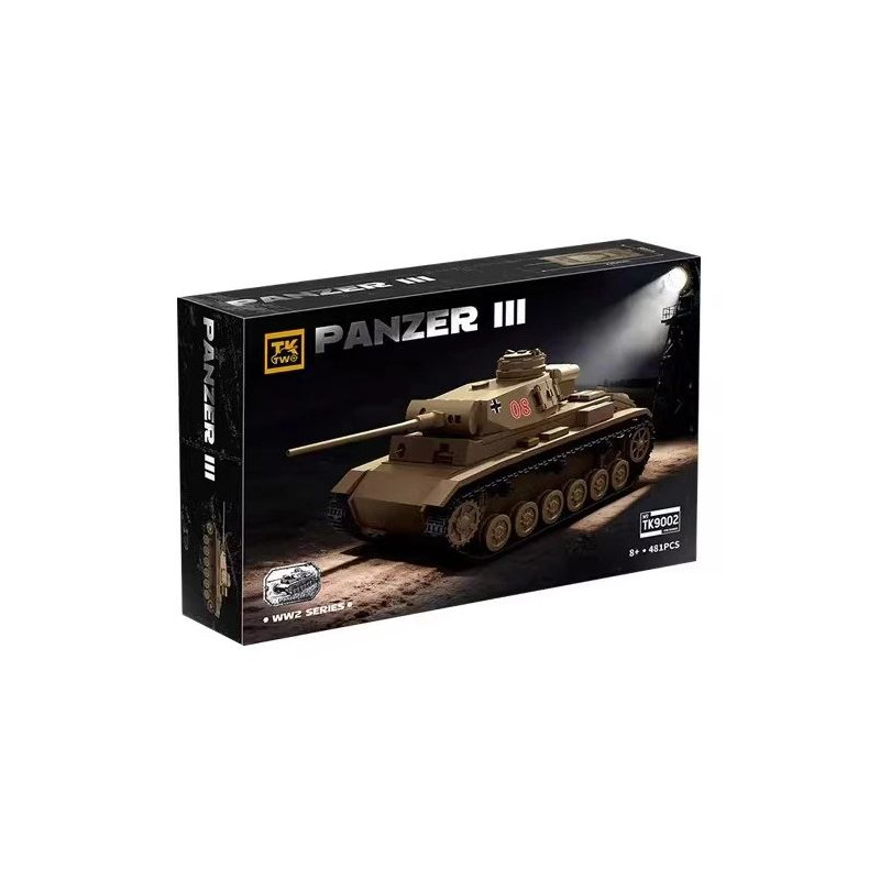 Tikka TK9002 Panzer III Xếp hình lắp ráp ghép mô hình Thiết Giáp III