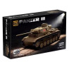Tikka TK9002 Panzer III Xếp hình lắp ráp ghép mô hình Thiết Giáp III