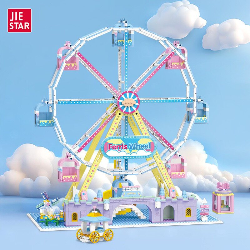 JIESTAR JJ9194 Ferriswheel Xếp hình lắp ráp ghép mô hình bánh xe đu quay