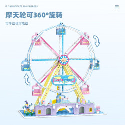 JIESTAR JJ9194 Ferriswheel Xếp hình lắp ráp ghép mô hình bánh xe đu quay