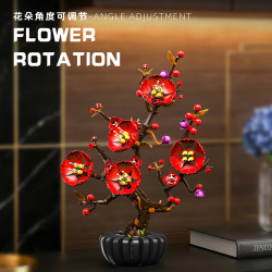 Beautiful and 13116 Plum Blossom Xếp hình lắp ráp ghép mô hình quả mận