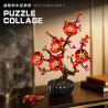 Beautiful and 13116 Plum Blossom Xếp hình lắp ráp ghép mô hình quả mận