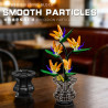 Beautiful and 13117 Smooth Particles Xếp hình lắp ráp ghép mô hình chim thiên đường