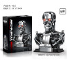 DK 4010 Mecha Skull Xếp hình lắp ráp ghép mô hình Bộ xương Robot Terminator T800 Bust