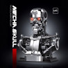DK 4010 Mecha Skull Xếp hình lắp ráp ghép mô hình Bộ xương Robot Terminator T800 Bust