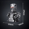 DK 4010 Mecha Skull Xếp hình lắp ráp ghép mô hình Bộ xương Robot Terminator T800 Bust