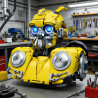 DK 4011 Steel Hornet Xếp hình lắp ráp ghép mô hình tượng bán thân robot ong nghệ màu vàng