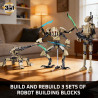No license 33112 Xếp hình lắp ráp ghép mô hình Robot 3IN1 Đại Tướng Đau Khổ