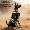 YoLeXi 33132 Military Working Dog Xếp hình lắp ráp ghép mô hình chó cảnh sát doberman
