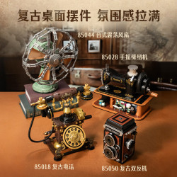 Pantasy 85050 Twin Lens Reflex Camera Xếp hình lắp ráp ghép mô hình Máy ảnh kép cổ điển