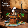 JIESTAR 59162 Sunken Ship Base Xếp hình lắp ráp ghép mô hình căn cứ tàu đắm