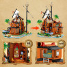 JIESTAR 59162 Sunken Ship Base Xếp hình lắp ráp ghép mô hình căn cứ tàu đắm